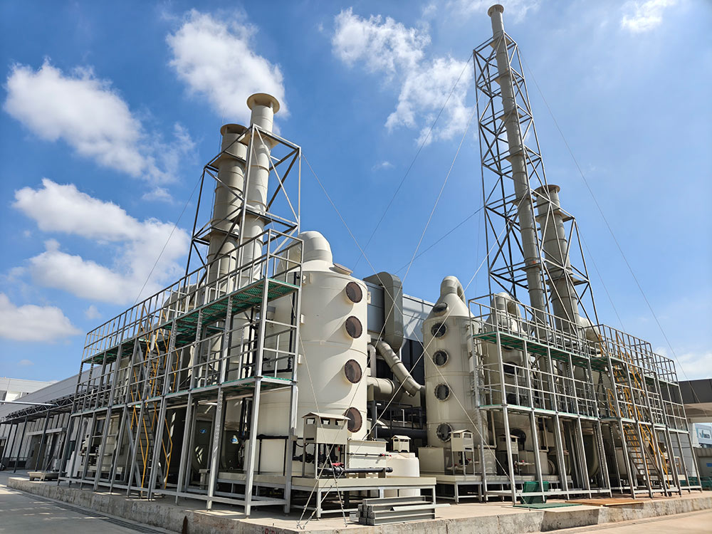 Integrated Exhaust Gas Scrubber